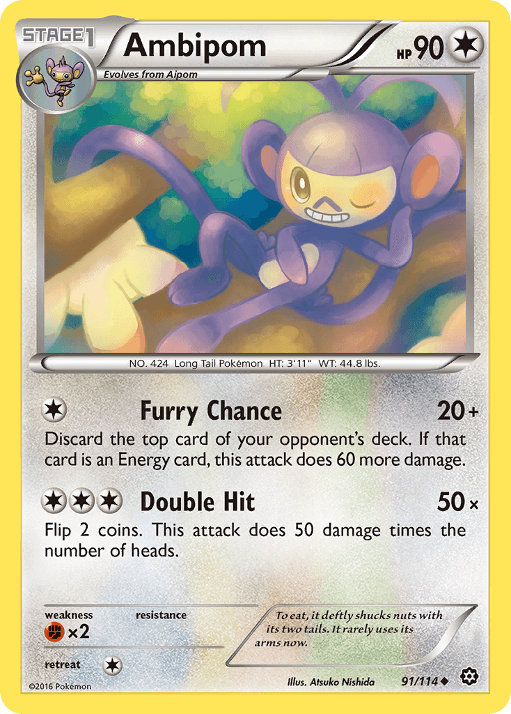 Ambipom, Steam Siege 91