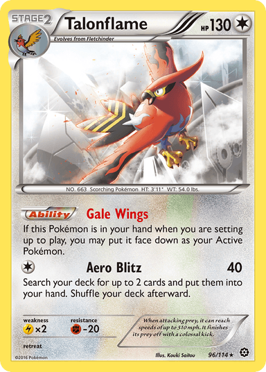 Talonflame, Steam Siege 96