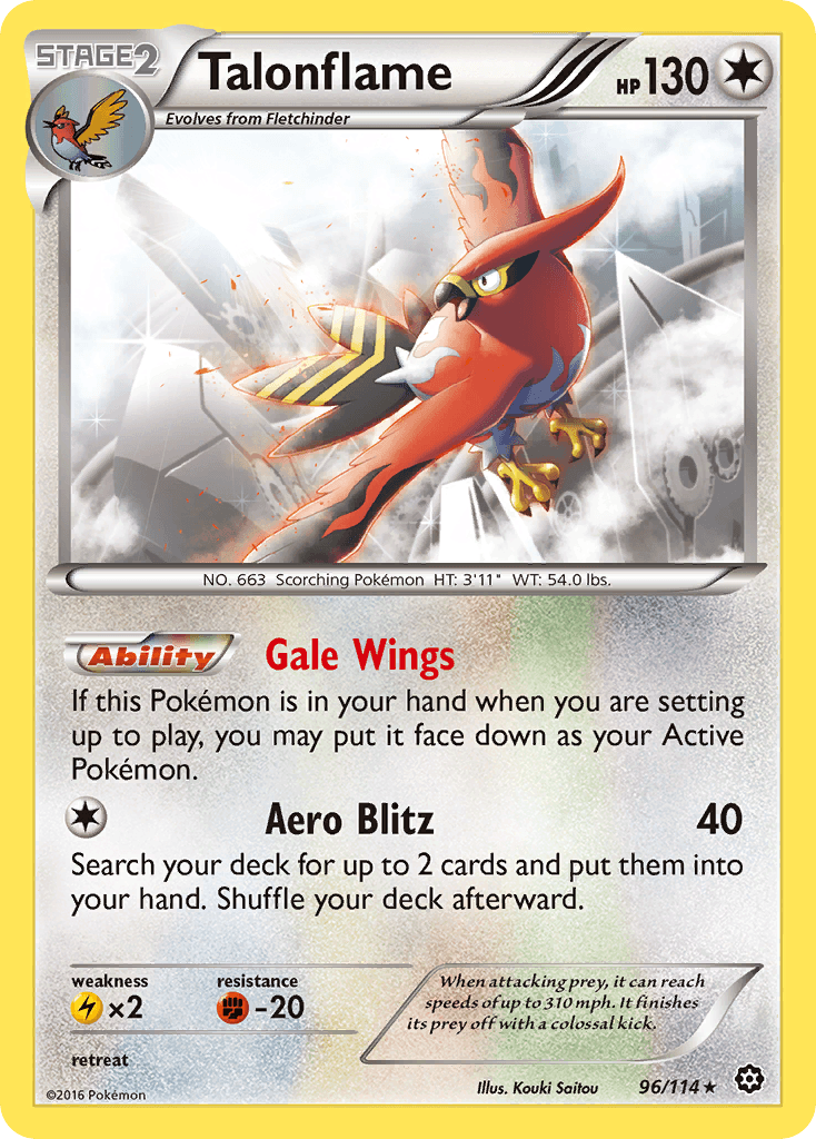 Talonflame, Steam Siege 96