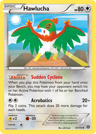 Hawlucha, Steam Siege 97