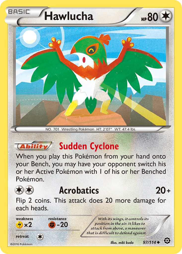 Hawlucha, Steam Siege 97