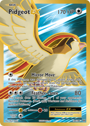 Pidgeot-EX, Evolutions 104