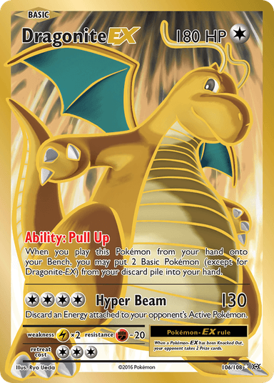 Dragonite-EX, Evolutions 106