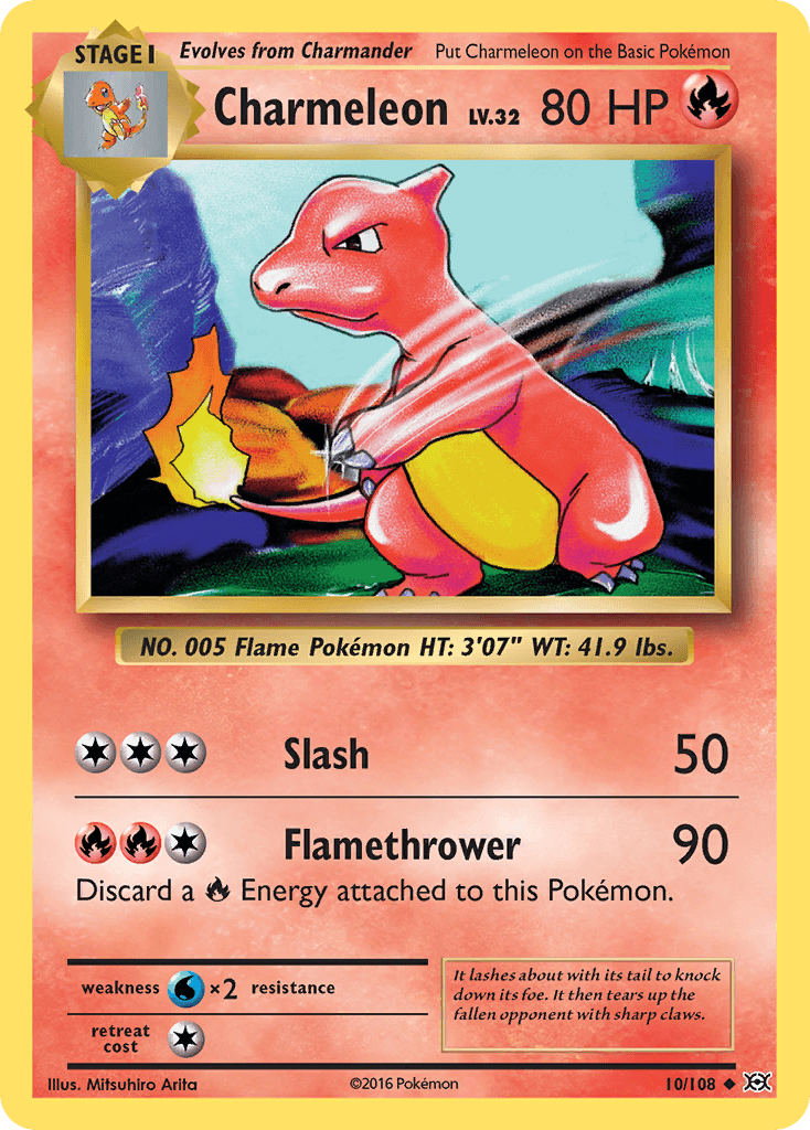 Charmeleon, Evolutions 10