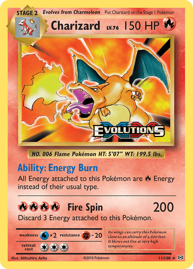 Charizard, Evolutions 11
