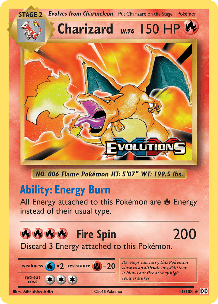 Charizard, Evolutions 11