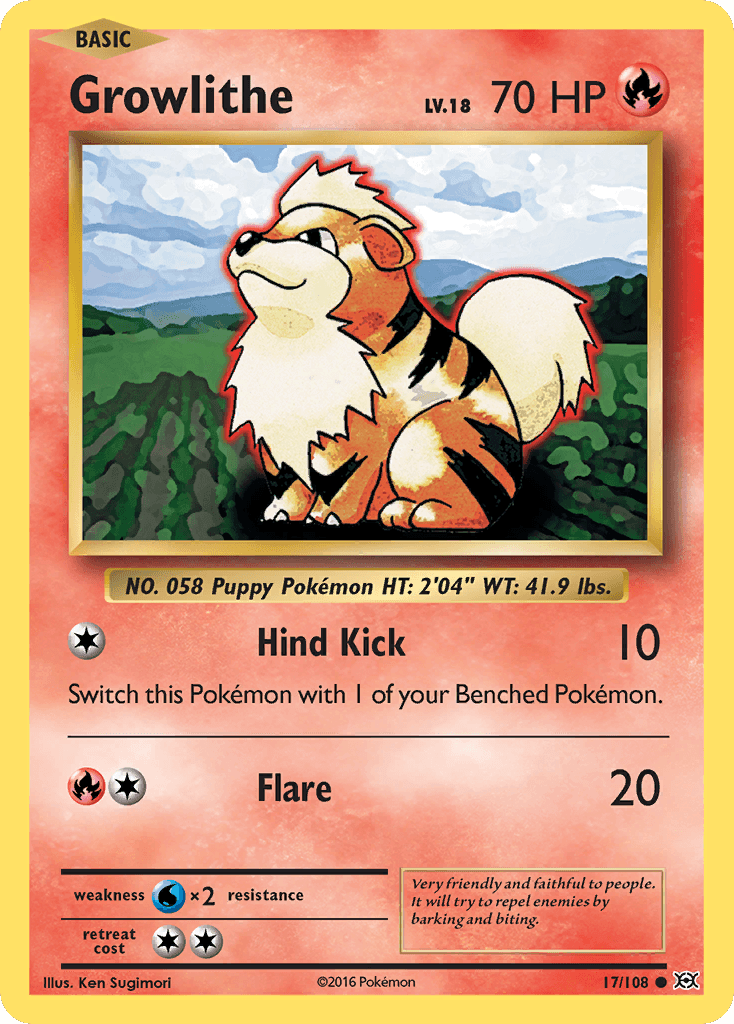 Growlithe, Evolutions 17