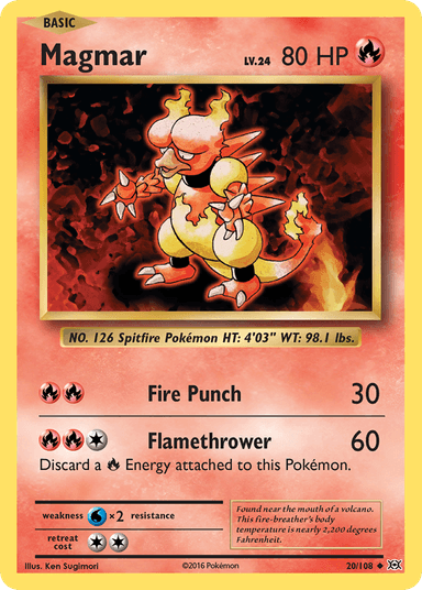 Magmar, Evolutions 20