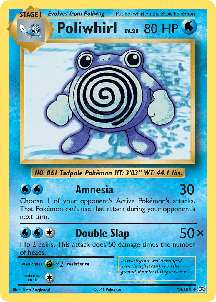 Poliwhirl, Evolutions 24