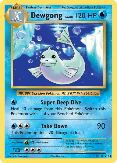 Dewgong, Evolutions 29