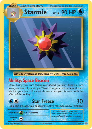 Starmie, Evolutions 31