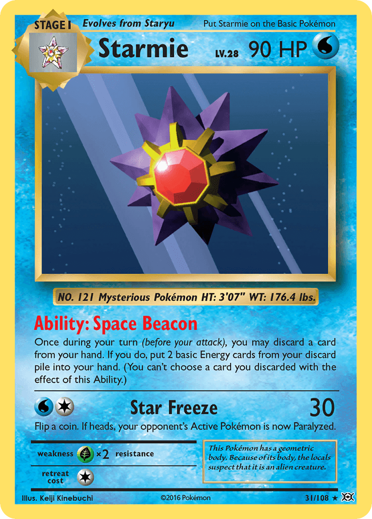 Starmie, Evolutions 31
