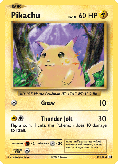 Pikachu, Evolutions 35