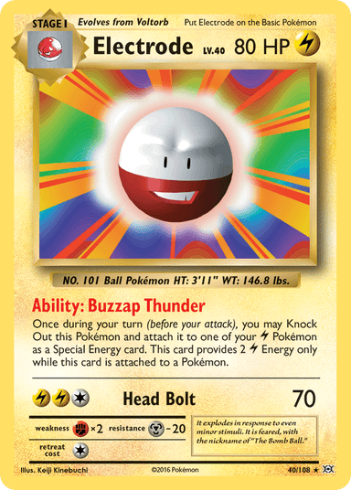 Electrode, Evolutions 40