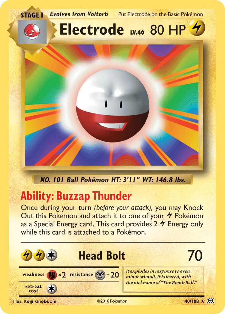 Electrode, Evolutions 40