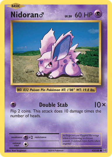 Nidoran ♂, Evolutions 43