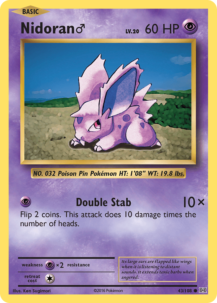 Nidoran ♂, Evolutions 43