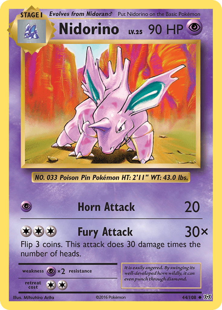Nidorino, Evolutions 44
