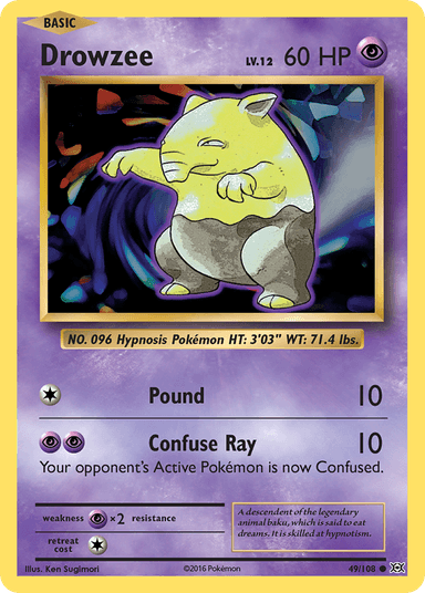 Drowzee, Evolutions 49