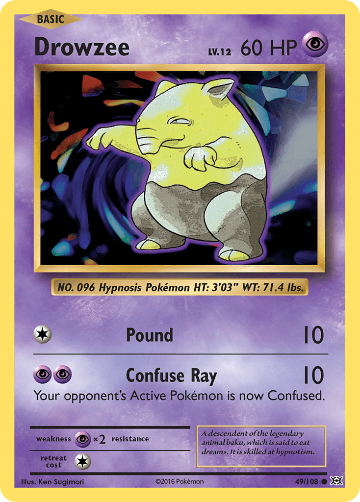 Drowzee, Evolutions 49