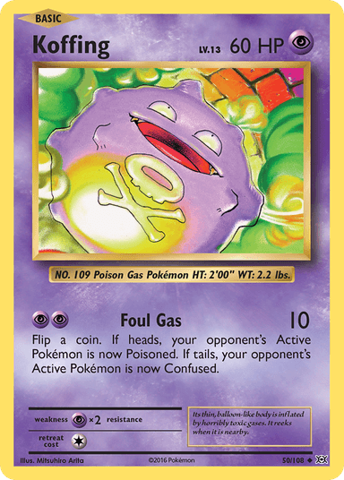 Koffing, Evolutions 50