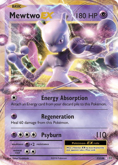Mewtwo-EX, Evolutions 52