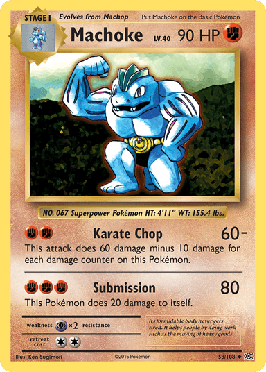Machoke, Evolutions 58