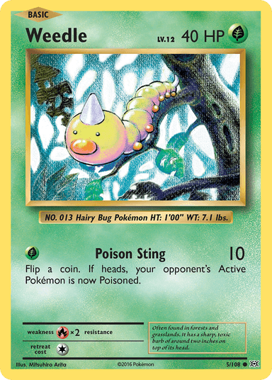 Weedle, Evolutions 5