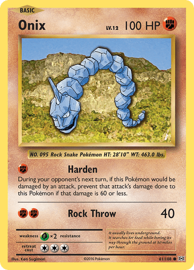 Onix, Evolutions 61