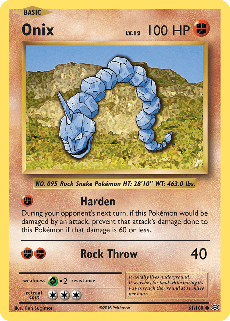 Onix, Evolutions 61