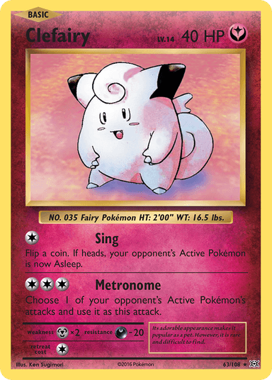 Clefairy, Evolutions 63