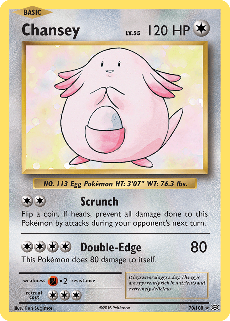 Chansey, Evolutions 70
