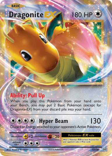 Dragonite-EX, Evolutions 72