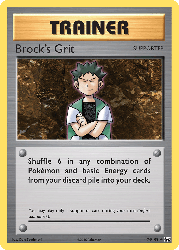 Brock's Grit, Evolutions 74