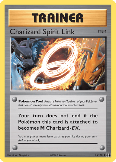 Charizard Spirit Link, Evolutions 75
