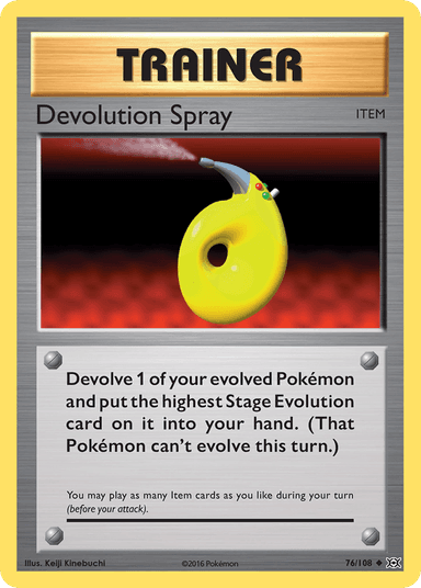 Devolution Spray, Evolutions 76