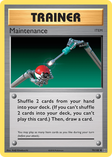 Maintenance, Evolutions 79