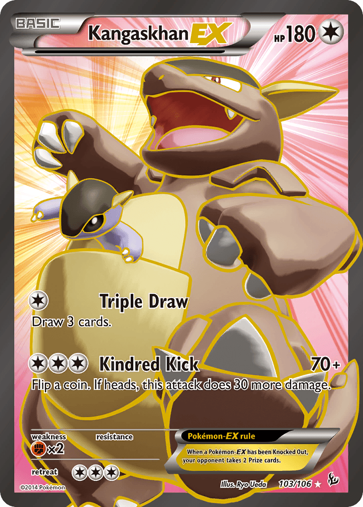 Kangaskhan-EX, Flashfire 103