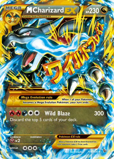 M Charizard-EX, Flashfire 108
