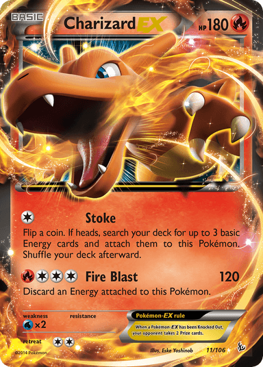 Charizard-EX, Flashfire 11