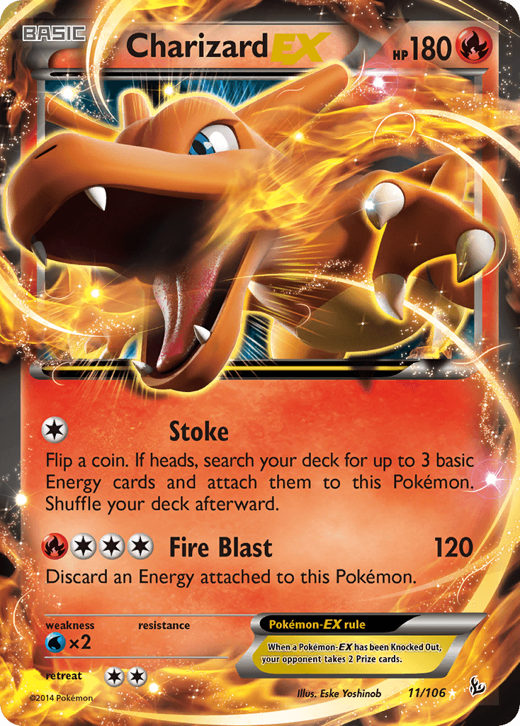 Charizard-EX, Flashfire 11