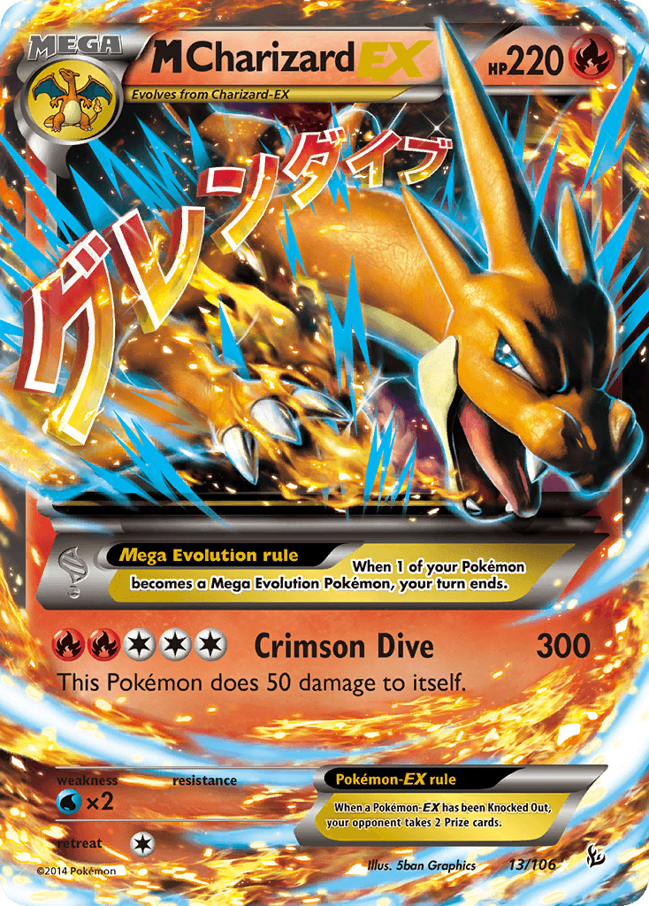 M Charizard-EX, Flashfire 13