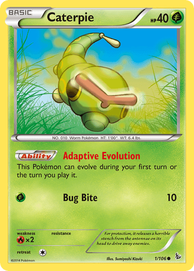 Caterpie, Flashfire 1