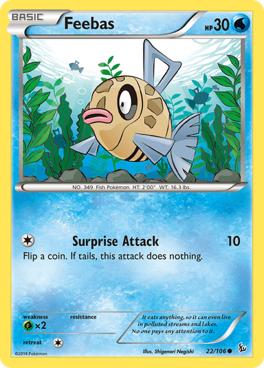 Feebas, Flashfire 22