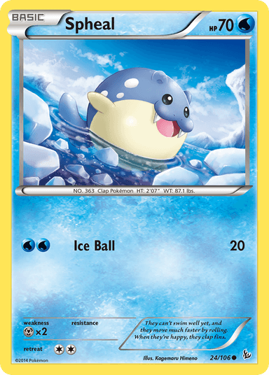 Spheal, Flashfire 24