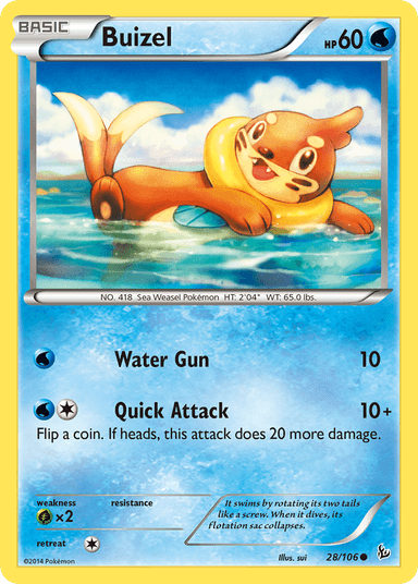 Buizel, Flashfire 28