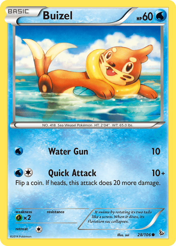 Buizel, Flashfire 28