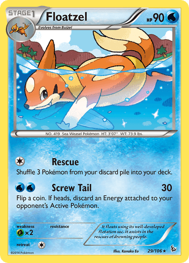 Floatzel, Flashfire 29