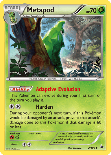 Metapod, Flashfire 2