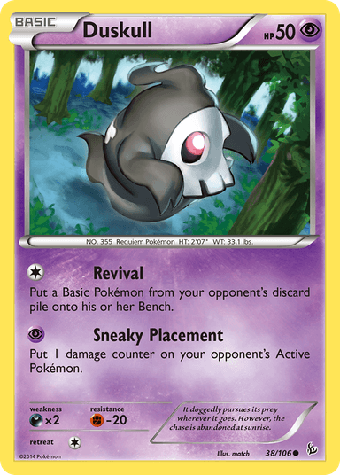 Duskull, Flashfire 38